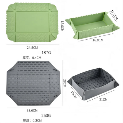 Foldable Silicone Magnetic Storage Box