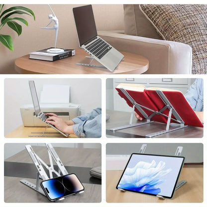 Adjustable Aluminum Foldable & Portable Laptop Stand