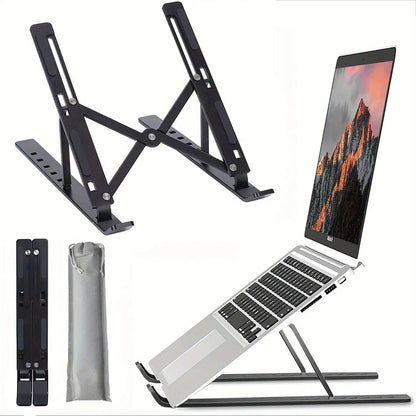Adjustable Aluminum Foldable & Portable Laptop Stand