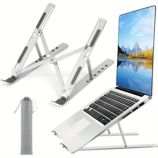 Adjustable Aluminum Foldable & Portable Laptop Stand